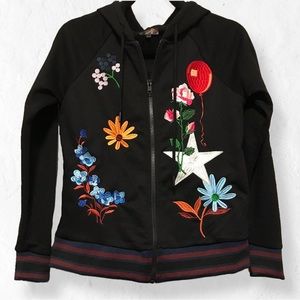 Cynthia Rowley unique embroidered jacket